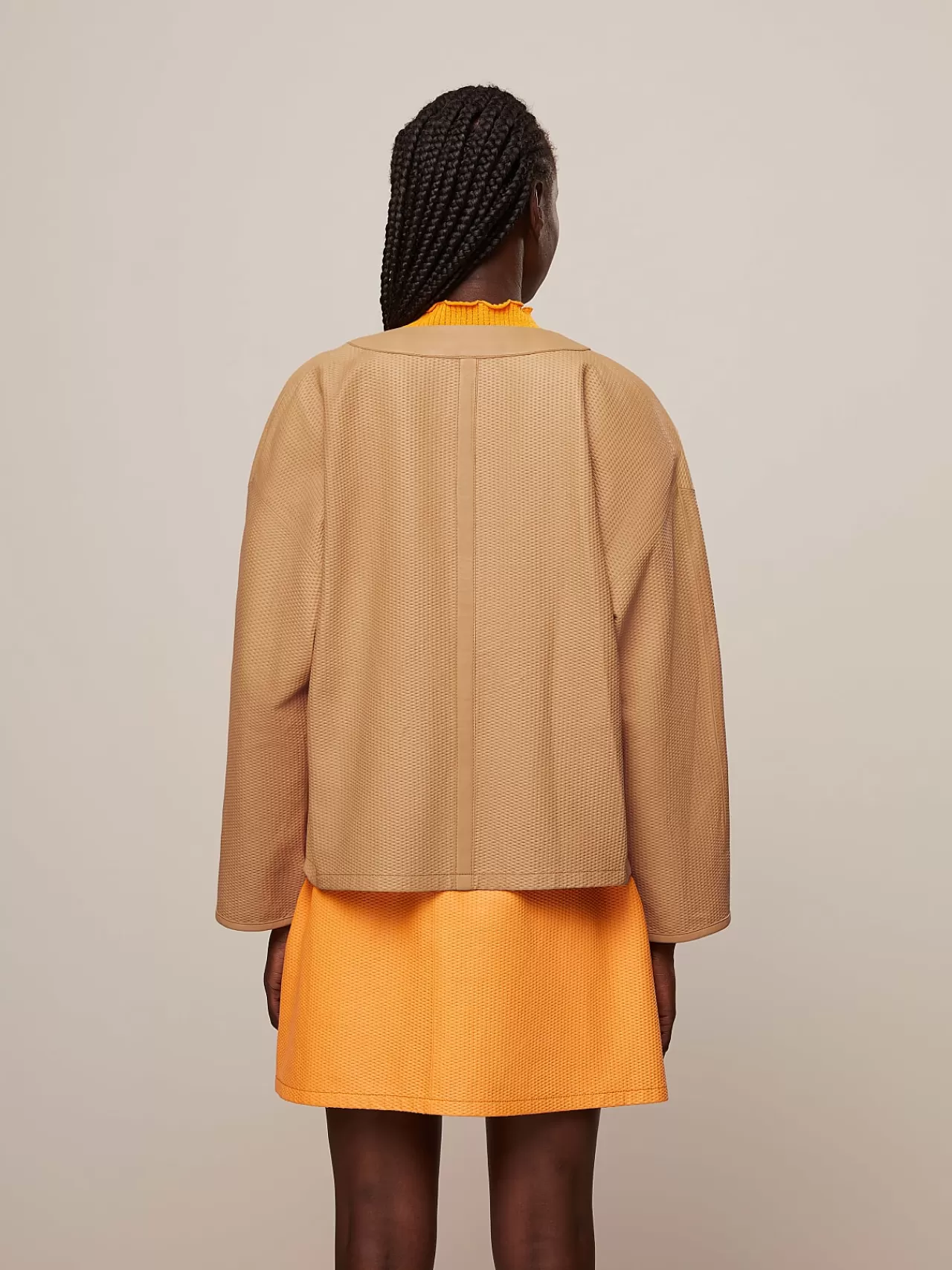 Damen AlphaTauri Perforierte Lederjacke
